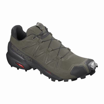 Salomon SPEEDCROSS 5 - Miesten Polkujuoksukengät - Violetit/Mustat